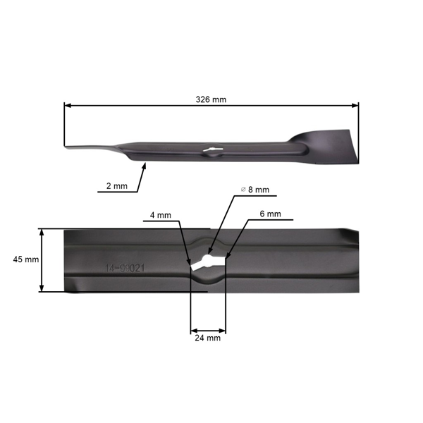 Nóż kosiarki 32,6 cm (13