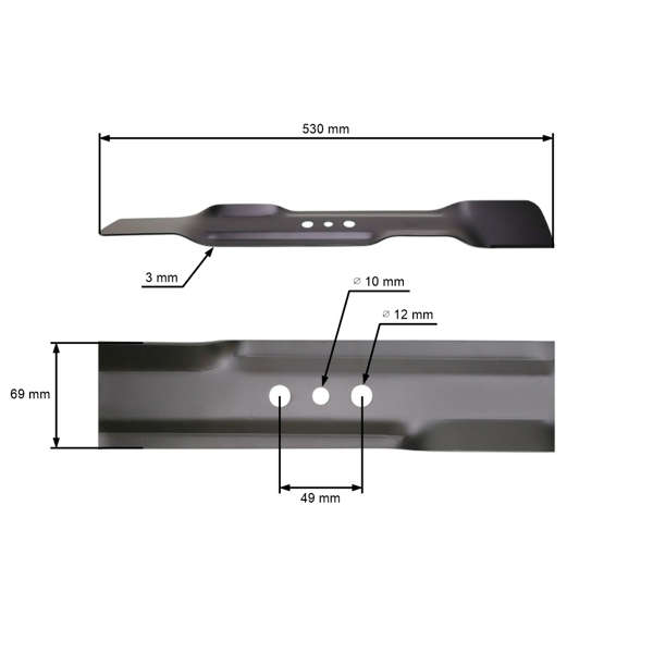 Nóż kosiarki 53 cm (21