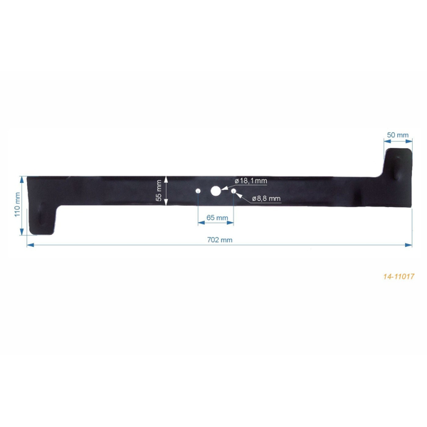 Nóż kosiarki 71 cm (28