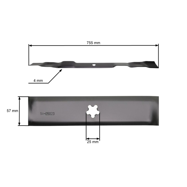 Nóż kosiarki 75,5 cm (29") do traktorów ogrodowych Husqvarna Jonsered Partner McCulloch Poulan Weedeater (OEM 532419273)