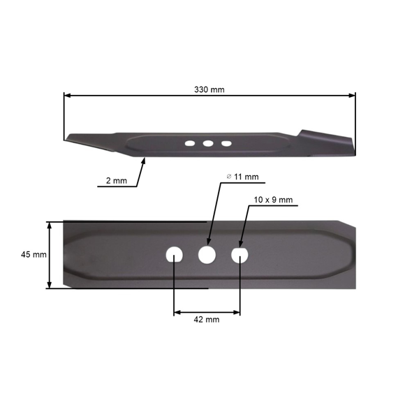 Nóż kosiarki do kosiarek akumulatorowych OBI Lux 33 cm