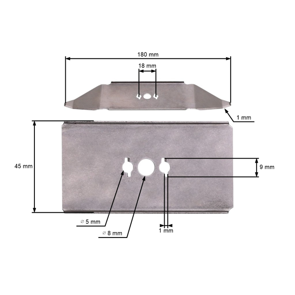 Nóż tnący 18 cm (7