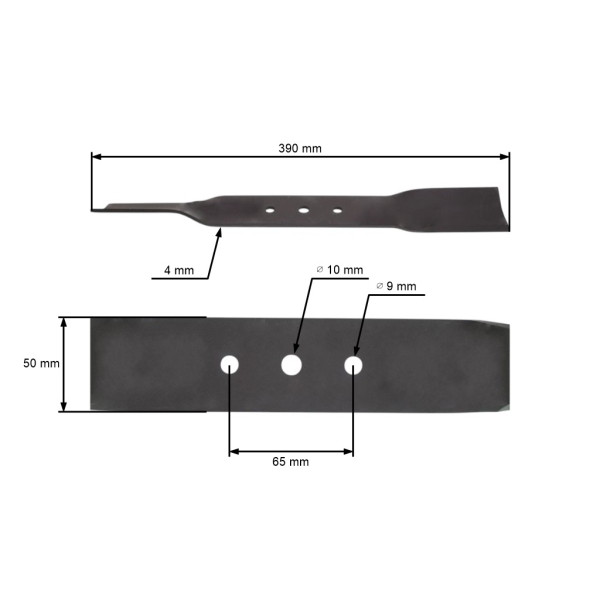 Nóż tnący 39 cm (16") do kosiarek Oleo-Mac Efco Spartan (OEM 66.01.0038 66010038 66010038R)