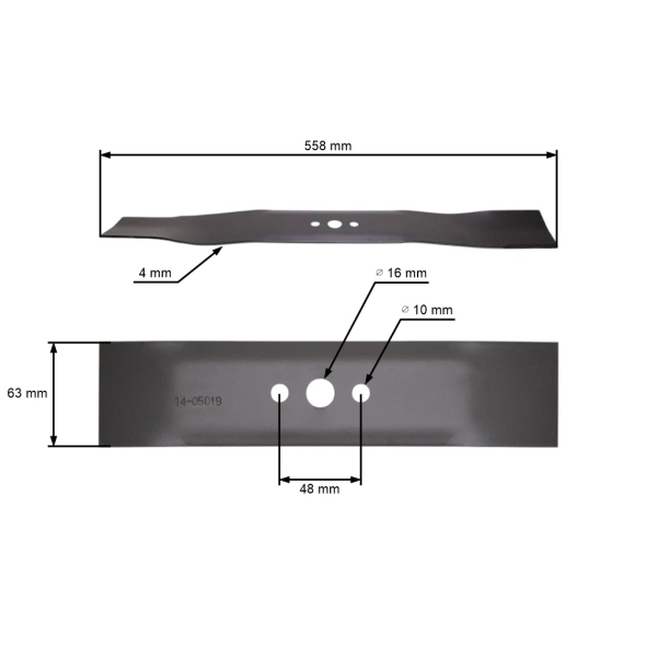 Nóż tnący 55,8 cm (22") do pił łańcuchowych Husqvarna Partner McCulloch Poulan Jonsered Craftsman (OEM 532157101 532141114 532850973 532406713)