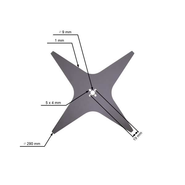 Nóż tnący do kosiarki automatycznej Ambrogio Stiga autoclip 29 cm (1126-9145-01)