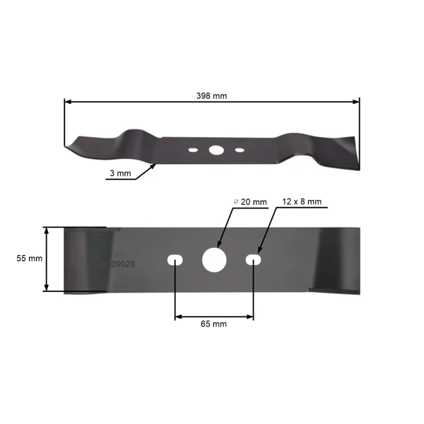 Nóż tnący do kosiarki elektrycznej AL-KO Comfort 40E 39,8 cm