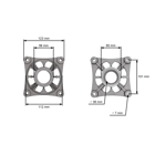 Obudowa adaptera trzpienia do ciągników ogrodowych Husqvarna Jonsered McCulloch (OEM 581650801 581650501)