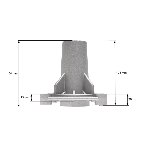 Obudowa adaptera trzpienia do ciągników ogrodowych Husqvarna McCulloch Jonsered (OEM 580796101 587126105 580856001)