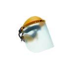 Ochronna osłona twarzy z poliwęglanu z ochronnikami słuchu do pił łańcuchowych, kos spalinowych i innego sprzętu ogrodniczego