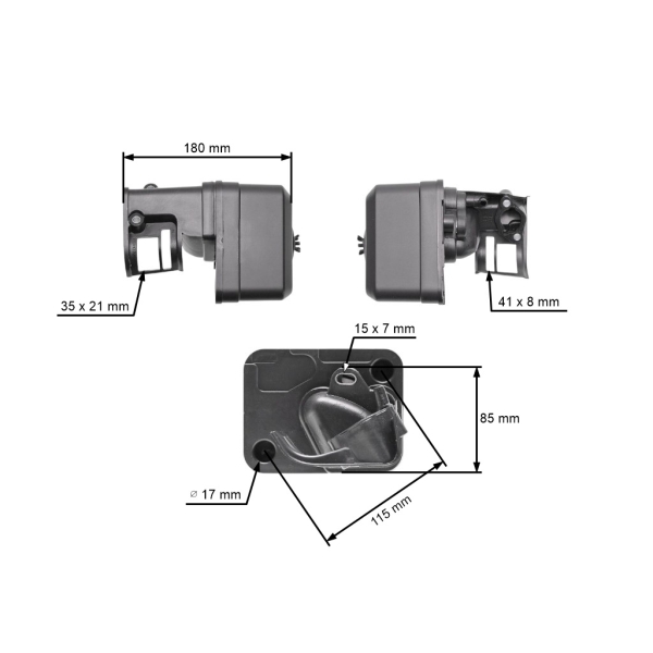 Osłona filtra powietrza do pomp wody z silnikami Honda GX120 GX140 GX160 GX200 moc 5,5 PS - 6,5 PS