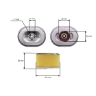 Osłona filtra powietrza do pomp wody z silnikami Honda GX120 GX140 GX160 GX200 moc 5,5 PS - 6,5 PS