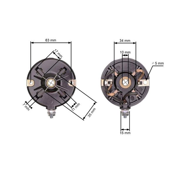Osłona rozrusznika elektrycznego do silników Briggs & Stratton (OEM 395537 176432 176452 196402)