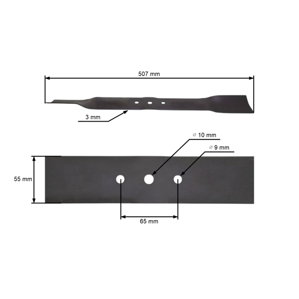 Ostrze tnące 50,7 cm (20 cali) do pił łańcuchowych Oleo-Mac Efco G53 (OEM 66079934)