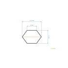 Pas klinowy 1832 mm x 1885 mm x 12,5 mm do ciągników ogrodowych Murray AL-KO Concord Erig Snapper (OEM P138710232 1-8236-S 2-2252 1001223MA 690071)