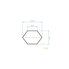 Pas klinowy 2365 mm x 2416 mm x 12,5 mm do ciągników ogrodowych MTD Yardman Gutbrod Fleurelle Raiffeisen (OEM 754-0470 954-0470)