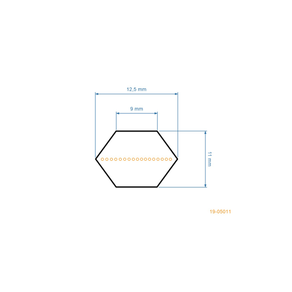 Pas klinowy 2743 mm x 2794 mm x 12,5 mm do ciągników ogrodowych Husqvarna Partner Jonsered Poulan McCulloch (OEM 532429532 584454401)