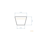 Pas klinowy 839 mm x 889 mm x 12,5 mm do traktorów ogrodowych MTD (OEM 754-04050)
