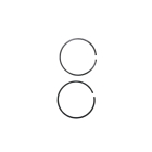 Pierścienie tłokowe 42,5 mm x 1,2 mm (OEM 11230343006)