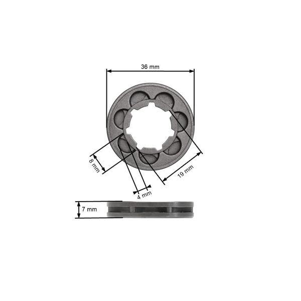 Pierścieniowe Koło Napędu Łańcucha 3/8" 7 zębów do pił łańcuchowych Stihl 017 018 021 023 025 MS170 MS180 MS210 MS230 MS250 MS251 (OEM 00006421223 00006421231)