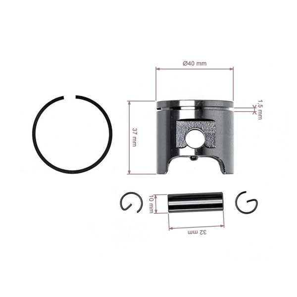 Piła łańcuchowa Husqvarna 340 Jonsered 2141 CS2141 Kompletny tłok 40 mm (OEM 503870171)