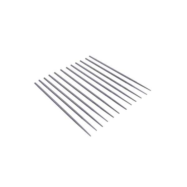 Pilnik okrągły 4,5 mm x 12 szt. do ostrzenia łańcuchów pił silnikowych elektrycznych i akumulatorowych