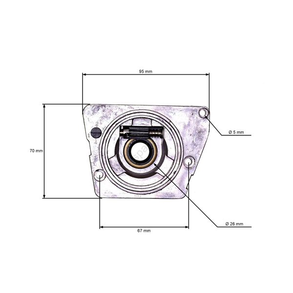 Pompa olejowa do pił łańcuchowych Husqvarna 61 66 266 268 272XP Jonsered 625 630 670 (OEM 501512501)