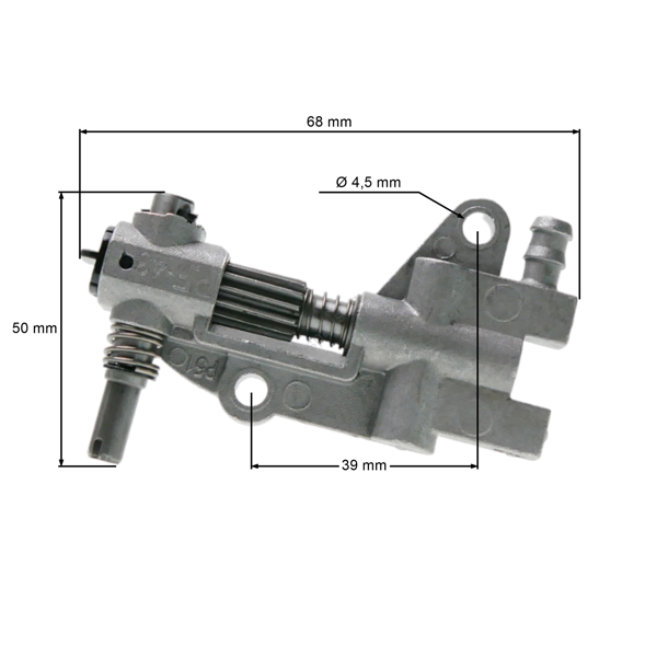Pompa olejowa do pił łańcuchowych NAC CST45-40 CST61-50 UR-CST52-45OW CedrusT4518 T5018 Grizzly BKS 350/400 CASTORAMA PP45/YD 45 CedrusT4518 T5018 Harder PN4500