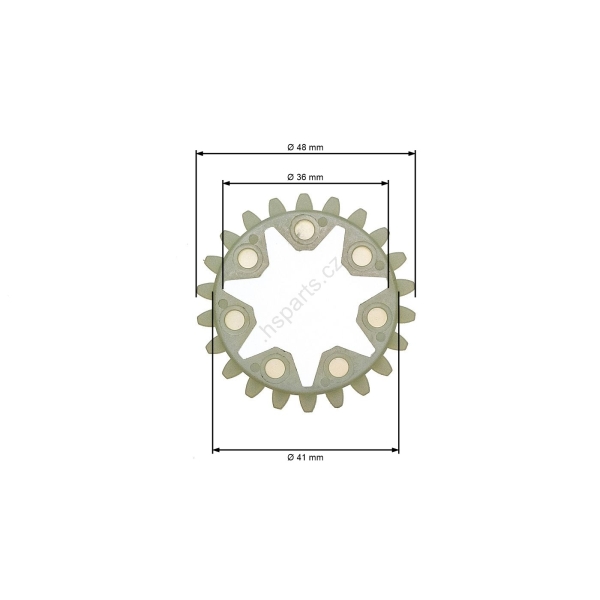 Pompa oleju przekładniowego do pił łańcuchowych Stihl 038 042AV 048 MS380 MS381 (OEM 11196421501)