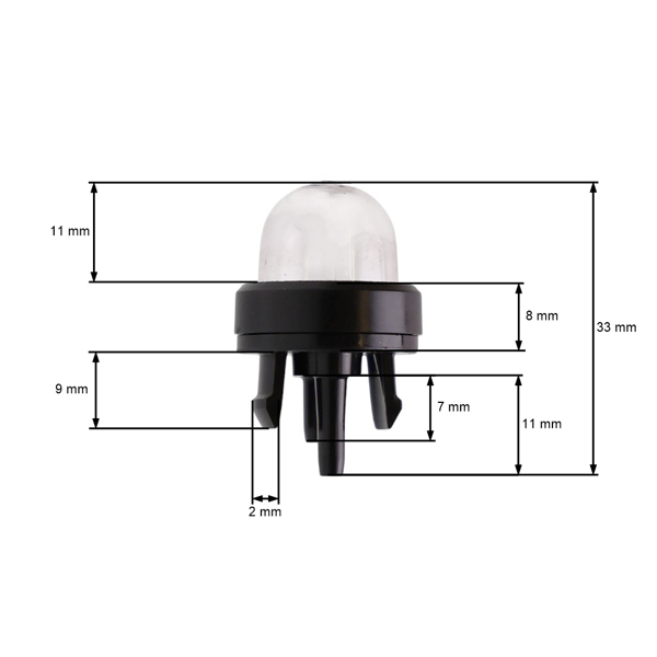 Pompa paliwa Walbro Husqvarna Stihl Craftsman Poulan Homelite Poulan Weedeater McCulloch Echo Ryobi Troy Bilt (OEM 188-512)