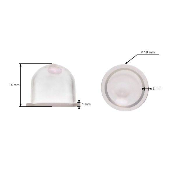 Pompka ręczna typ Walbro rozmiar 19 mm x 16 mm (OEM 188-12)