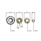 Przekładnia kątowa kosy spalinowych chińskich i kos spalinowych z rurką o średnicy 25,4 mm i profilu kwadratowym