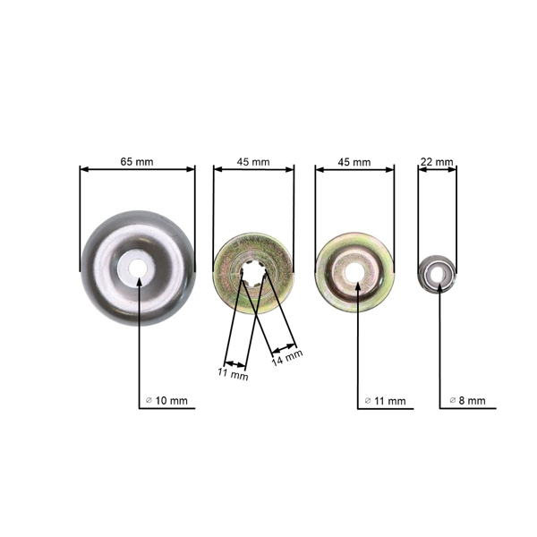 Przekładnia kątowa kosy spalinowych chińskich i kos spalinowych z rurką o średnicy 25,4 mm i profilu kwadratowym