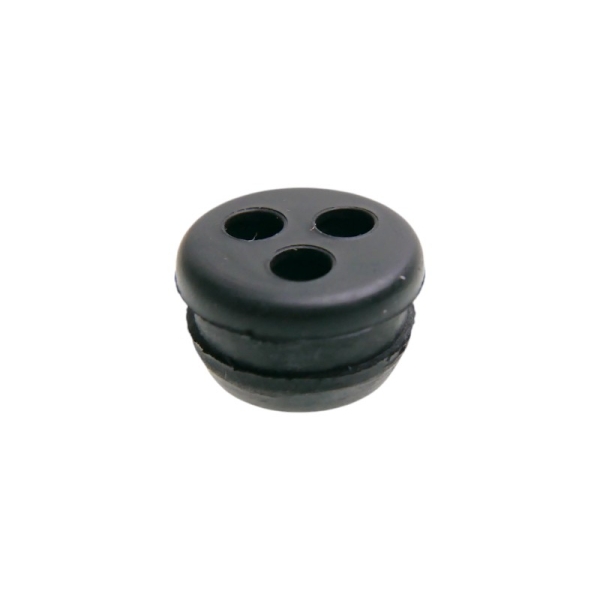 Przelotka zbiornika paliwa do pił łańcuchowych, kos spalinowych i innego sprzętu ogrodniczego średnica 17,0 mm wysokość 12,0 mm otwór na rurki 5,00 mm