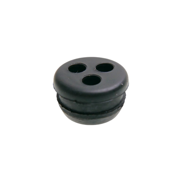 Przelotka zbiornika paliwa do pił łańcuchowych, kos spalinowych i innego sprzętu ogrodniczego średnica 17,0 mm wysokość 12,0 mm otwór na rurki 5,00 mm