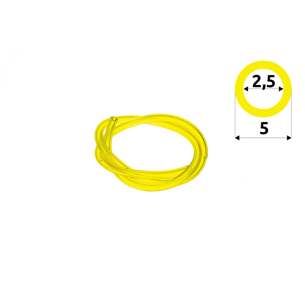Przewód paliwowy 2,5 mm x 5,0 mm x 1,0 m