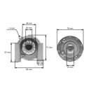 Rozrusznik elektryczny do ciągników ogrodowych Kohler C12-5 Cub Cadet Toro 264-6 264H 312-8 Kohler 12.5 PS (OEM 12-098-05 12-092-05 12-092-05)