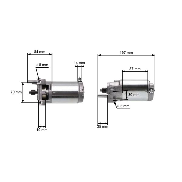 Rozrusznik elektryczny do silników Zongshen XP380A (OEM 100053449)