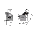 Rozrusznik elektryczny do silników Zongshen XP680 GB680 (OEM 100009806)