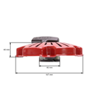 Rozrusznik HONDA plastikowy zaczep GX100 - 28400-Z0D-V02ZC