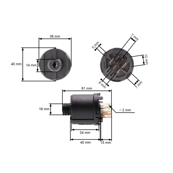 Skrzynka rozdzielcza do ciągników ogrodowych Husqvarna Partner Jonsered McCulloch Craftsman Murray AL-KO Alko (OEM 532163088 544442201 327355 327355MA 525315)