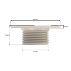 Ślimak pompy olejowej do chińskich pił łańcuchowych i pił z rynku hobbystycznego o pojemności silnika 45 cm3 52 cm3 58 cm3