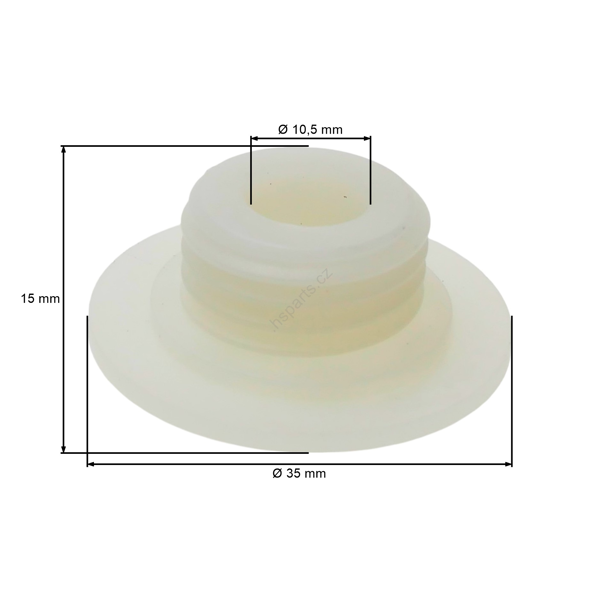Ślimak pompy olejowej do chińskich pił łańcuchowych i pił z rynku hobbystycznego z silnikiem 38cc (7T)