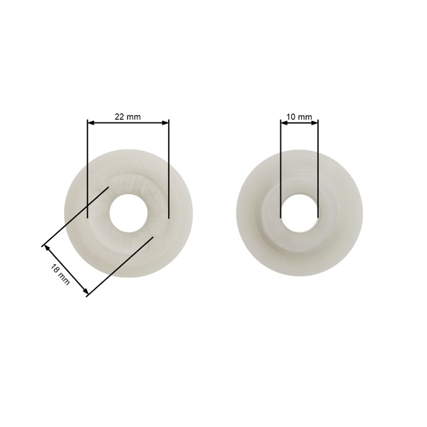 Ślimak pompy oleju HS Parts do chińskich pił łańcuchowych pojemność silnika 25 cm3 Twardsza stal NAC Flora FLO Victus