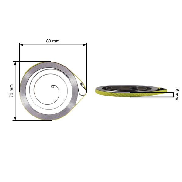 Sprężyna rozrusznika do pił łańcuchowych Stihl 084 088 MS780 MS880 (OEM 11241900605)