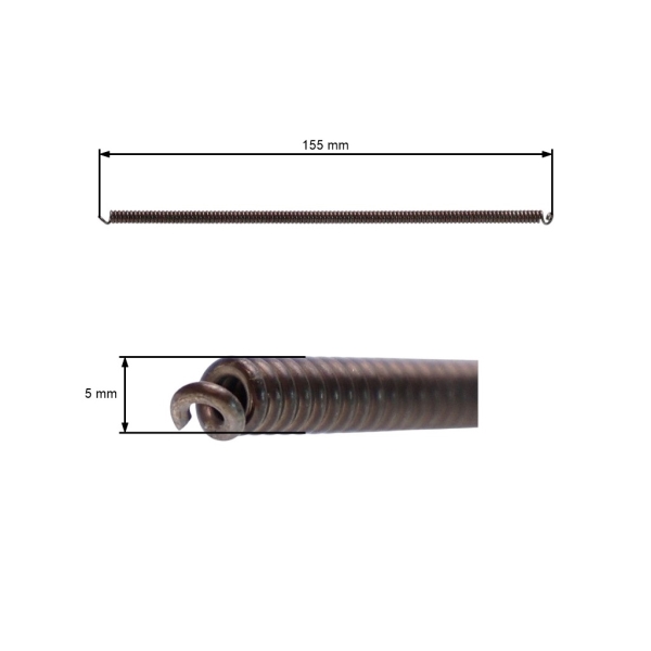 Sprężyna sprzęgła HS Parts do chińskich pił łańcuchowych o pojemności silnika 45cc 52cc 58cc