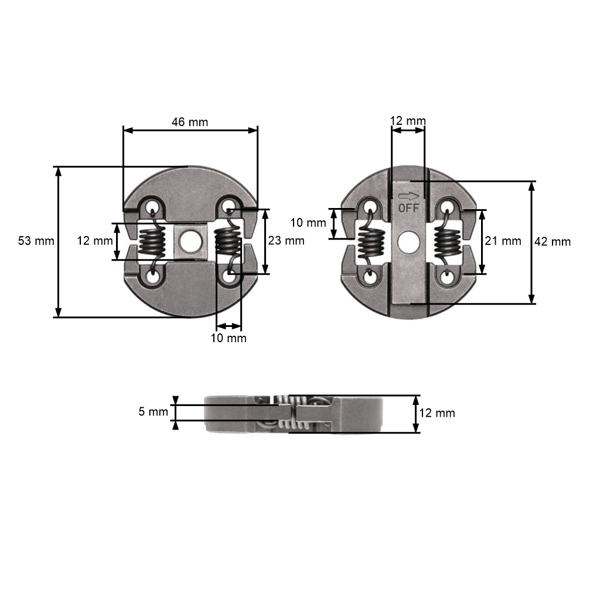 Sprzęgło do chińskich pił łańcuchowych i pił z marketów hobbystycznych z silnikiem 25cc