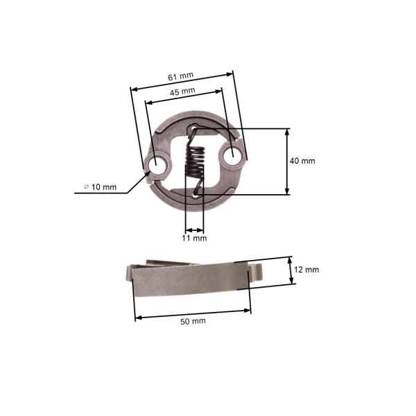 Sprzęgło do kos spalinowych Stihl FS160 FS180 FS220 FS280 FS290 (OEM 41191602001)