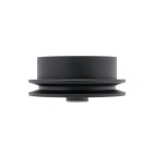 Sprzęgło do kultywatorów silnikowych średnica zewnętrzna 128 mm x średnica otworu 20 mm na 1 Pas klinowy 13 mm