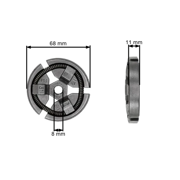 Sprzęgło do pił łańcuchowych i kos spalinowych Husqvarna 40 45 49 240 240R 245R 245RX Jonsered GR41 GR50 RS44 2041 2045 2050 (OEM 503173101)
