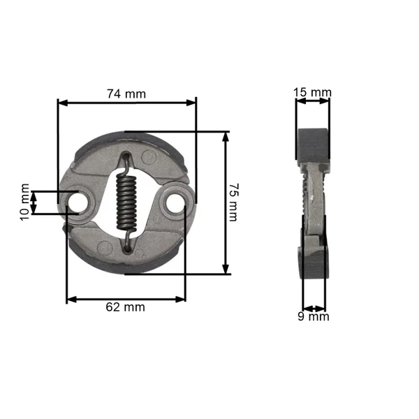 Sprzęgło do silników Honda GX31 GX35 GX35NT (OEM 22000ZM5003)
